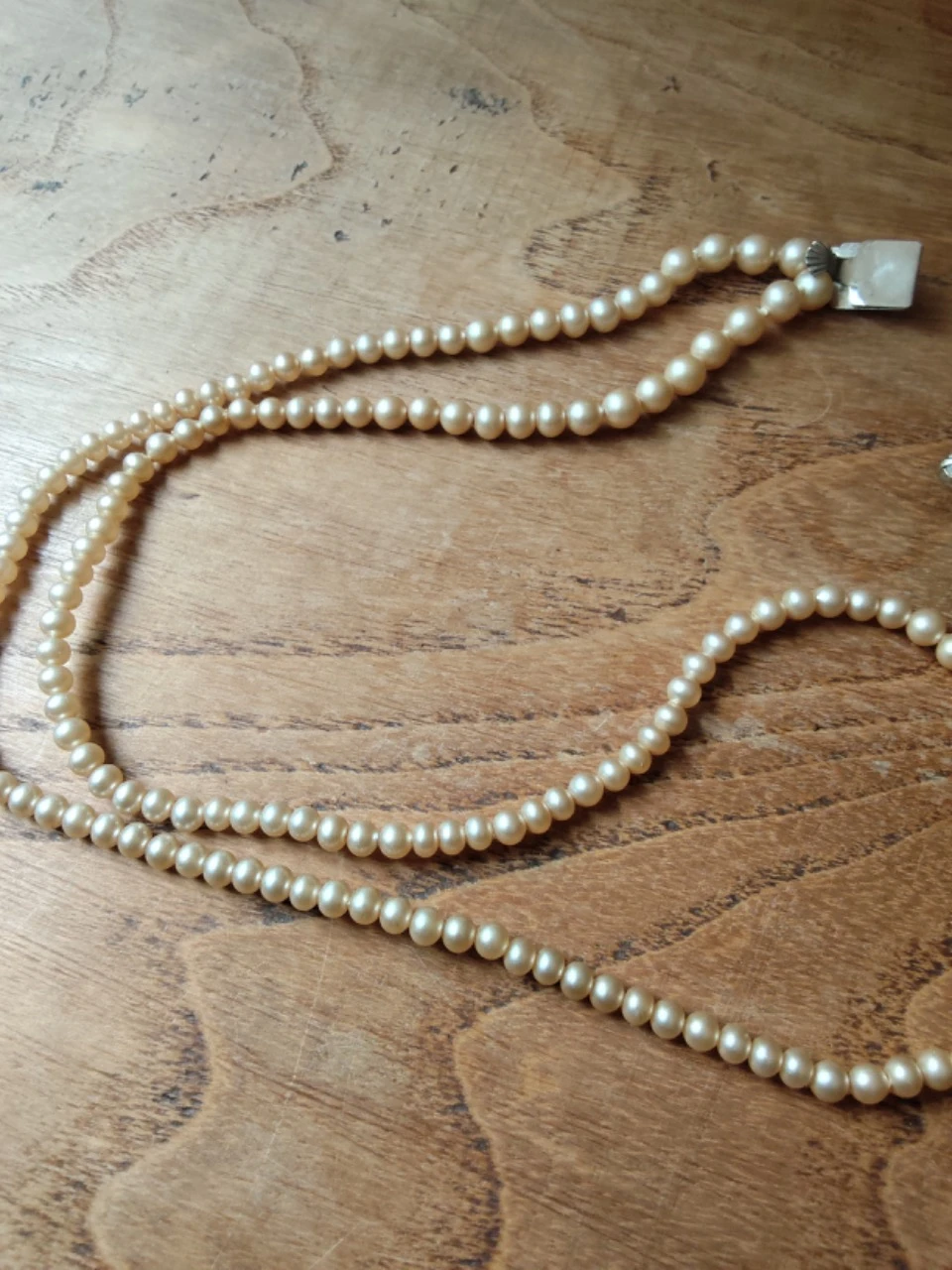 Oude parelketting met twee rijen – photo 6